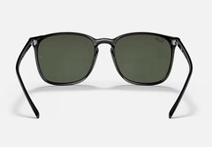 NEW Authentic Ray-Ban RB4387 601/71 Black Green Sunglasses 56-18-145 W/Box