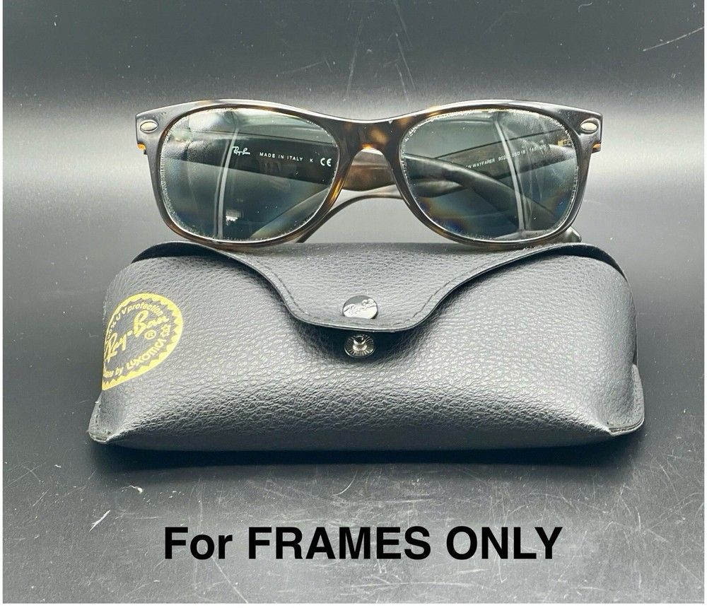 RayBan RB2132 New Wayfarer Sunglasses Tortoise Frame 902L 55/18 145 w/ Case