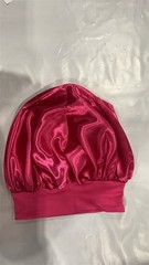 Women Satin Bonnet Night Sleep Cap Hair Hat Silk Head Cover Wide Elastic Band