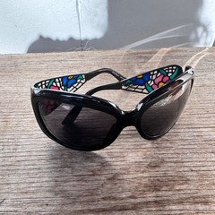 Salvatore Ferragamo Sunglasses 2158 101/87 Made in Italy 63-16-121 Floral Temple