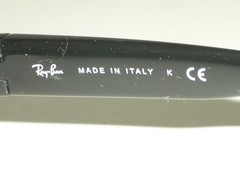 RAY-BAN RB4033 601 PS SHOT RECTANGLE G15 UV CRYSTAL LENS GLOSSY BLACK SUNGLASSES