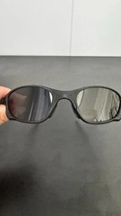 Oakley Juliet Vintage Metal Black Frame Black Polarized Lens Sunglassesl
