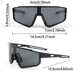 NEW Oversized Shield Sunglasses Wrap Around Sports Outdoor Driving Glasses
