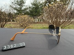 Ray-Ban RB3362 Cockpit Sunglasses, Gold Frame, Blue Gradient G-15 Lens