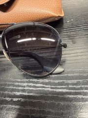 Ray-Ban RB3362 Cockpit Aviator Sunglasses 002/58 Polarized Black 59mm w/ Case