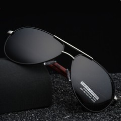 Aluminium HD Polarized Photochromic Sunglasses Pilot Men Driving Glasses Eyewear