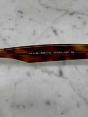 Sunglasses Ray Ban 4340 6397 50 22 150 Hvana Blue Gradient Lens New 100% Authent