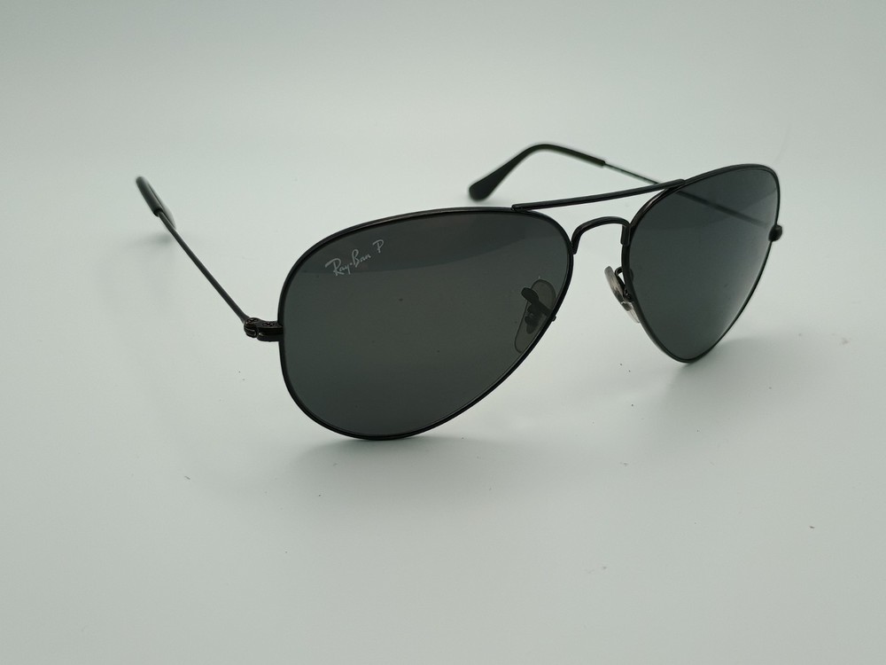 Ray Ban RB 3025 BLACK AVIATOR LARGE METAL 002/58 58-14-135 3P Sunglasses