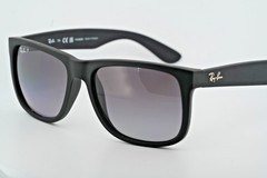 Ray-Ban Justin RB4165 622/T3 Sunglasses Full Rim Square Polarized Lens 54-16-145