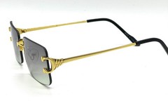 Very Light Green Modern Stylish Sexy Rectangle Mens Womens Frameless Sun Glasses