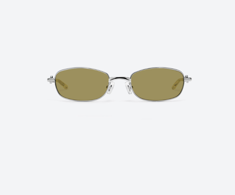 NEW Gentle Monster KARINA Veggie Collection Mori 02(BR) Silver Brown Authentic