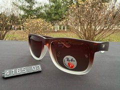 Ray-Ban RB4165 Sunglasses Gradient Frame Polarized Brown Lens