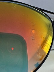Ray Ban RB 3362 002/4W Sunglasses 59mm Black Frame/ Ruby Lens #868