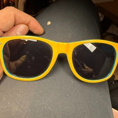 Pacifico Cerveza Branded Sunglasses – Blue and Yellow – Minor Scratches