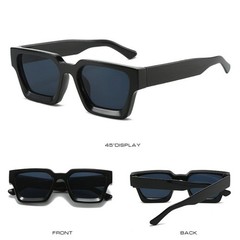KLASSNUM Square Sunglasses Men Women Retro Designer UV400 Trendy Shades 2026