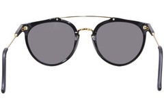 RetroSuperFuture Giaguaro P5A/L SP16 Sunglasses Black/Gold/Solid Grey 53mm