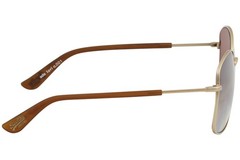 Superdry SDS Lori 001 Gold/Amber Fashion Square Sunglasses 58mm
