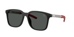 FERRARI SCUDERIA FZ6025D 504 87 Black Matte Dark Grey 57 mm Unisex Sunglasses