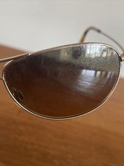Vintage Maui Jim Sunglasses MJ-245-16 Made in Japan 56-18-137 Gold Tortoise