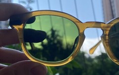 Green sunglasses Johnny Depp glasses men green glass sunglasses blonde glasses
