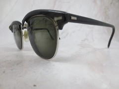 Sunglasses Frame Unisex Adults Matte Black Plastic Half Rim Square 55-22