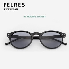 Men Women Round Tinted Reading Glasses Fashion Retro Outdoor Sunglasses New