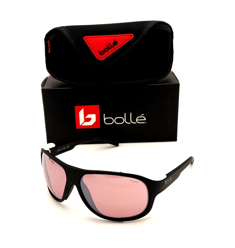 BOLLE GRAPHITE Matte Black X White / Phantom Black Gun 63mm Sunglasses