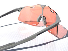 100% Percent HYPERCRAFT Matte Stone Grey HiPER Coral Lens Sunglass 60000-00005