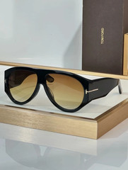 TOM FORD Bronson TF1044 Unisex Sunglasses Black Frame/ Brown Lens 60-12-140