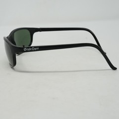 Black Nylon Frame Sunglasses Classic Lightweight Fashion UV Protection Eyewear