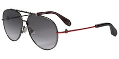 Christian Louboutin Greggo 61mm Navigator Shiny Gunmetal Sunglasses