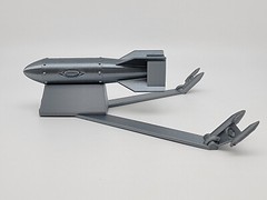 3D Printed Oakley Style X-Metal Silver Nuclear Atomic Bomb Sunglasses Stand