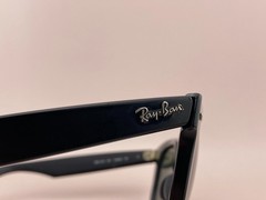 Ray Ban Wayfarer Sunglasses Italy RB 2140 901 Black Green G15 lens 50-22mm