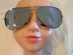 Ray-Ban RB3584-N 9083/1U 61/13 145 2N Sunglasses Silver FRAME SCRATCHES