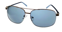 Kenneth Cole Reaction Nickeltin Mens Metal Retangle Sunglass KC1379. 10V
