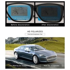 Photochromic Polarized Sunglasses for Men Women UV Protection Medium, Black
