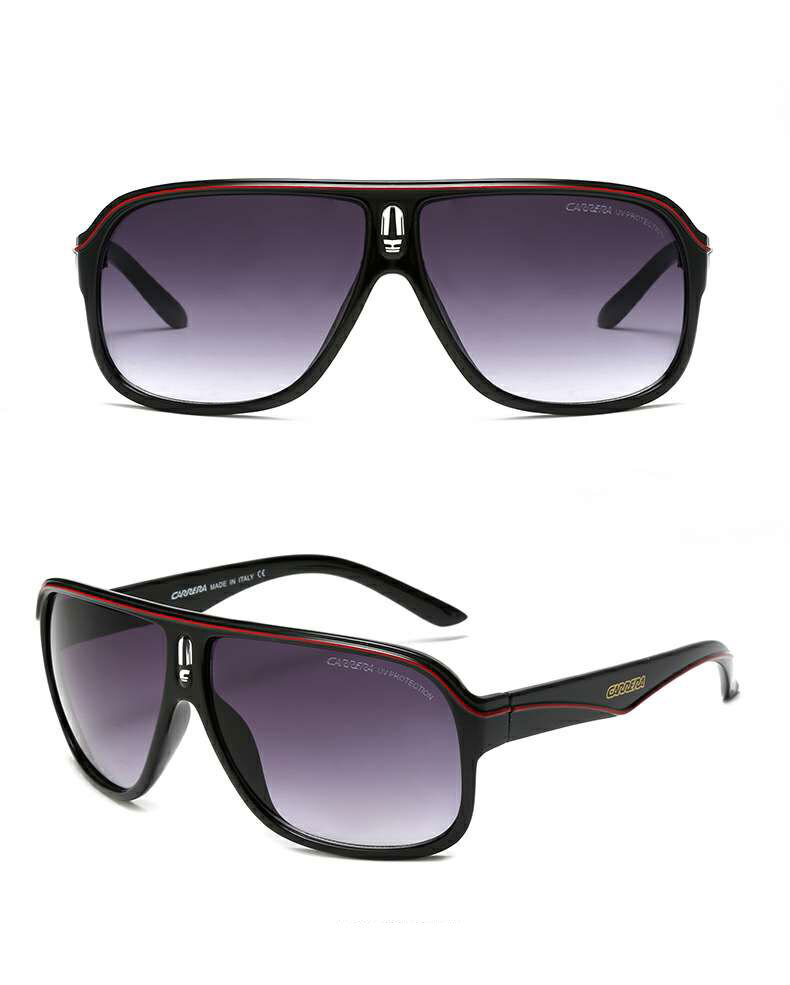 Men’s Sunglasses Fashion Carrera Ruthenium Pilot Gradient Lens Eye Glasses+box