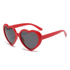 Red Heart Sunglasses for Women Polarized Heart Shaped Glasses Cute Eyewear