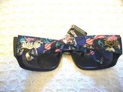 USA Men’s Sunglasses LOCS Women’s USA True Patriot The American Flag & Skulls