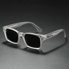 Quality Square Polarized Sunglasses Men Metal Core UV400 Unisex Sun Glasses
