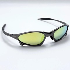 Oakley Penny X-Metal Sunglasses Gunmetal Frame Yellow Iridium Lens