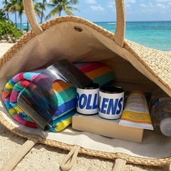 Rollens Roll Up Disposable Wrap-Around Sunglasses w/ 100% UV Protection (3 Co…