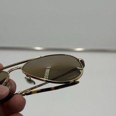 VTG Ray Ban RB3625 9196G5 Gold Tone Aviator Polarized Unisex 58 mm Sunglasses