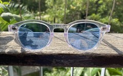 Men’s Blue Polarized Sunglasses Johnny Depp Blue Sunglasses New Crystal Glasses