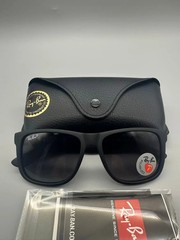 Ray-Ban RB4165 622/T3 Justin Polarized Sunglasses Grey Classic Frame 54mm