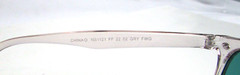 2 Pack Clear Frame Blue Lens Sunglasses FF 22 02 GRY FWG 100% UV Protection