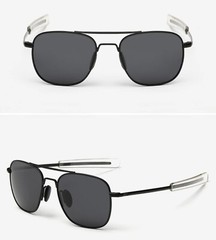 Aviator Men Sunglasses Military Pilot Ultraviolet Polarized Lens Driving Eyewear