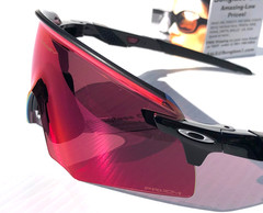 NEW Oakley ENCODER Shiny Black PRIZM Field Red Lens Sunglass 9471-02