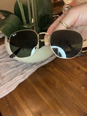 Vintage Ray-Ban RB3548N Hexagonal Flat Lenses 54□20 Arista Gold G-15 READ