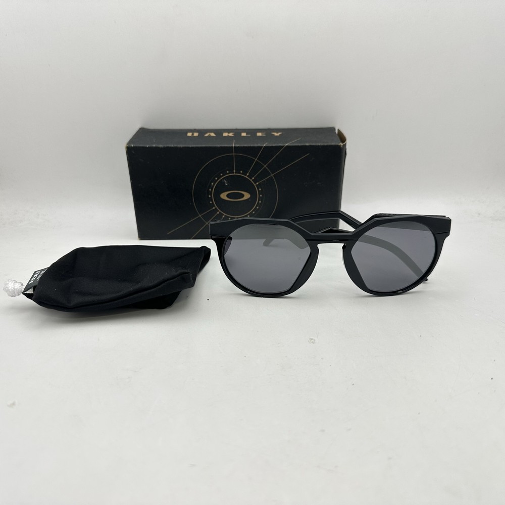 Oakley HSTN Irregular Round Prizm Mirror Sunglasses OO9242 Black